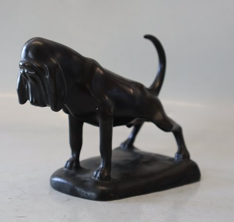 Bronze - Blodhundehvalp "Pedro" Jean René Gauguin