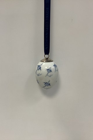 Royal Copenhagen Blue Fluted Plain Easter Egg - Palmette 2005