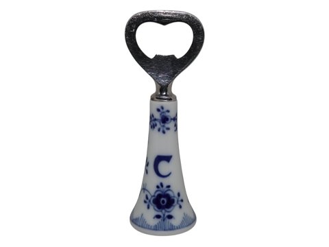 Blue Fluted Plain
Bottle opener with a C letter