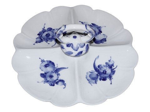 Blue Flower
Rare divided dish with handle