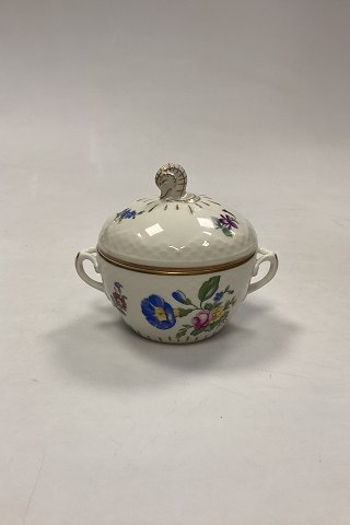 Bing og Grøndahl Saksisk Blomst, Creme Stor Sukkerskål No. 94