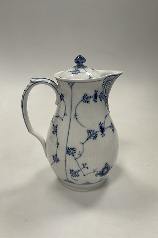 Royal Copenhagen Musselmalet Riflet Chokolade kande No. 30