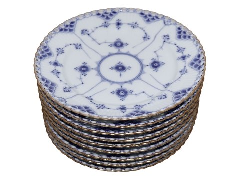 Blue Fluted Full Lace with gold edge
Salad plate 19.2 cm. #1086