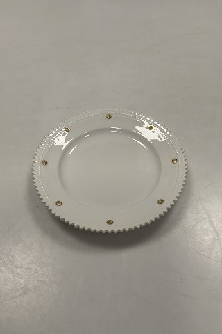 Royal Copenhagen Flora Danica Hvid Kagetallerken No. 554 / 3552