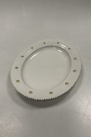 Royal Copenhagen Flora Danica Hvid Ovalt Fad No. 554 / 3516
