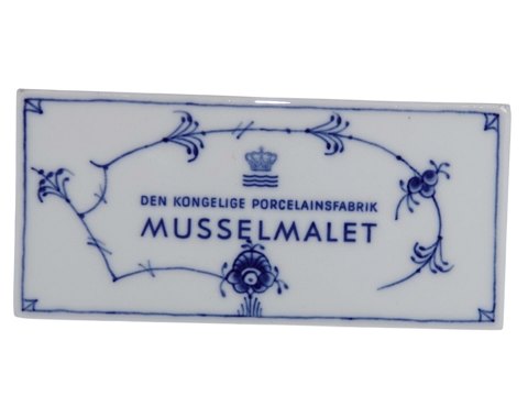 Musselmalet
Forhandlerskilt