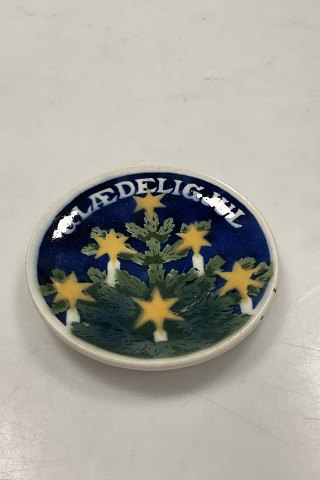 Royal Copenhagen 2010 Plaquette Glædelig Jul med farve