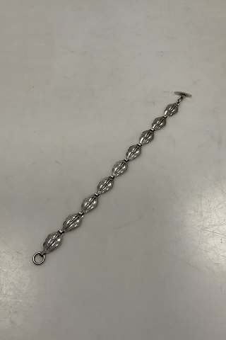 Sterling Silver Bracelet by Hermann Siersbøl Leafs