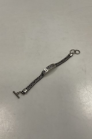 Armbånd i Sterling Sølv med ornamentik
