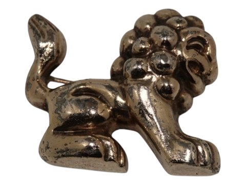 Svensk Tenn
Gilded pewter lion brooch by Anna Petrus from around 1920