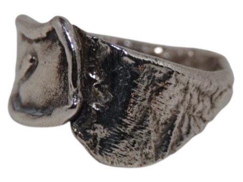 Gustav Adolf S. silver
Brutalisme ring in heavy quality from around 1970 - Size 55