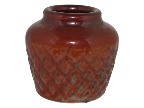 Royal Copenhagen art pottery
Miniature red vase