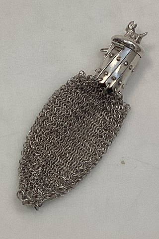 Sølvnet møntpung med Hunde ornament