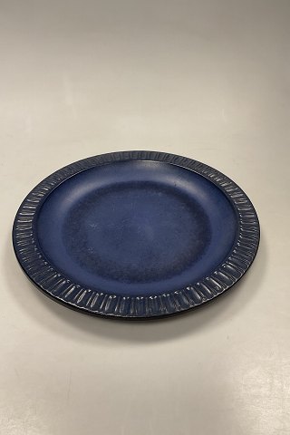 Large Round modern Knabstrup Tray in Blue