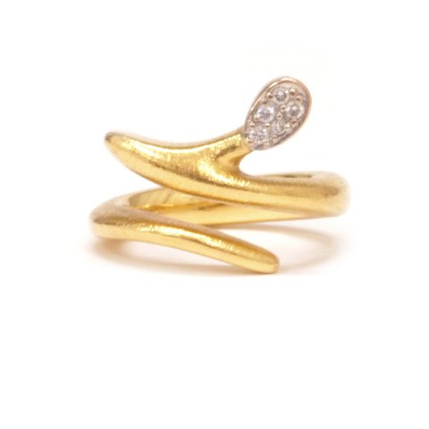 Ole Lynggaard Copenhagen 18kt Gold Ring. Ringgr. 52
