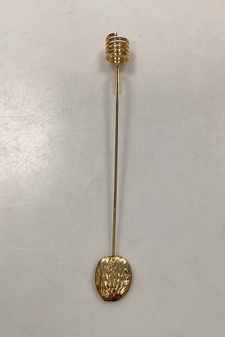 Georg Jensen Golden Christmas Candleholder - Walnut 2004