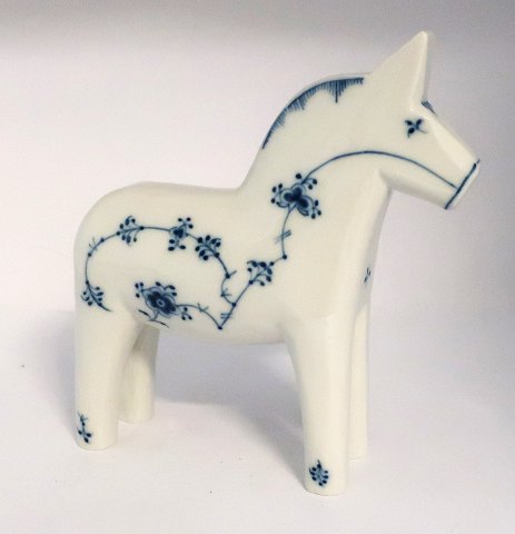 Royal Copenhagen. Porcelain figurine. Dalar horse. Anniversary in connection 
with the opening of the Øresund Bridge. Height 17 cm. In original box.
