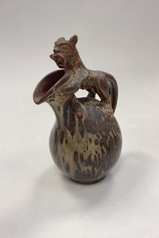 Royal Copenhagen Bode Willumsen Jug with handle in the shape of a lion No. 20128