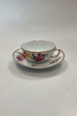 Royal Copenhagen Full Saxon Flower Small Teacup