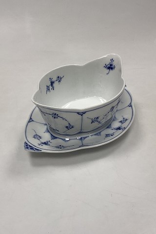 Royal Copenhagen Blue Fluted Plain Sauce Boat No. 204