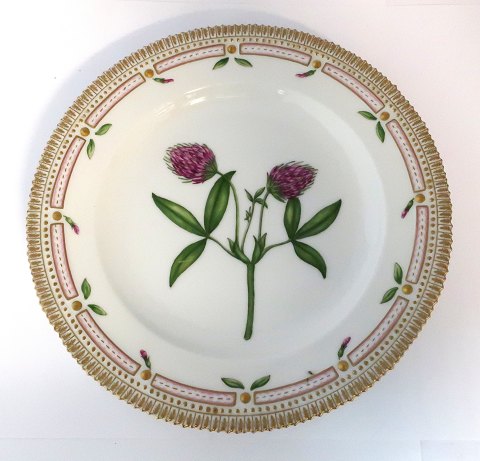 Royal Copenhagen Flora Danica. Dinner plate. Design # 3549. Diameter 25 cm. (1 quality). Trifolium alpestre Müll