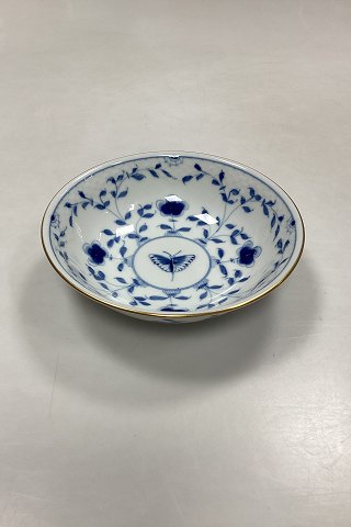 Bing and Grondahl  Butterfly, Gold Bowl No. 574
