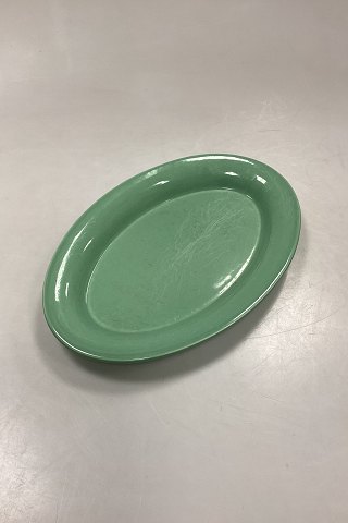 Royal Copenhagen Ursula Oval Plate in Light Green No. 621