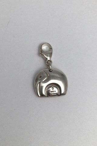 Georg Jensen Sterling Sølv Charm / Vedhæng Elefant