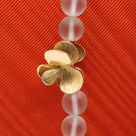 Ole Lynggaard; Laura Clasp of 18k gold