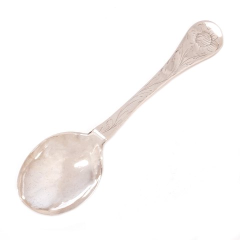 Danish Renaissance silver spoon by Niels Svendesen, Copenhagen 1680.L: 18,6cm