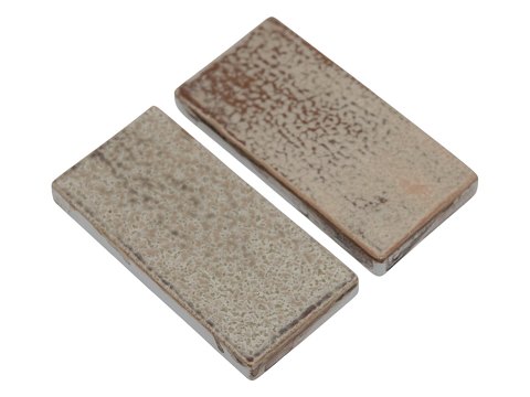 Royal Copenhagen keramikLille firkantet Baca kakkel 7,5 cm.