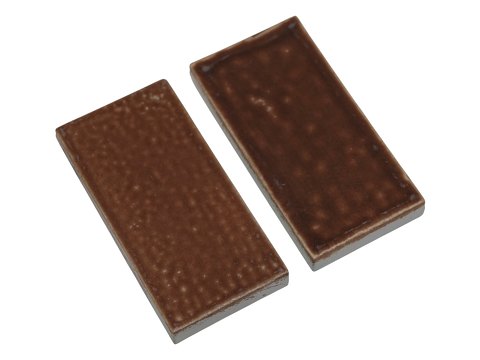 Royal Copenhagen keramikLille firkantet Baca kakkel 7,5 cm.