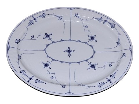 Blue Fluted PlainExtra large platter 48 cm. from 1820-1840
