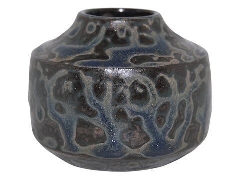 Bing & Grøndahl keramikMiniature PRØVE vase med en flot glasur af Cathinka Olsen