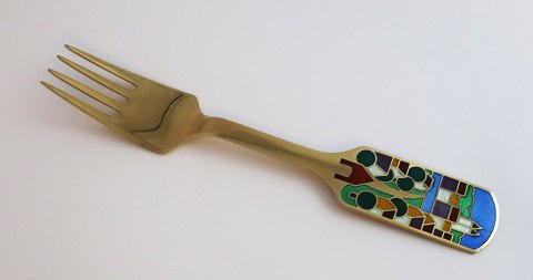 MichelsenChristmas fork1988Sterling (925)