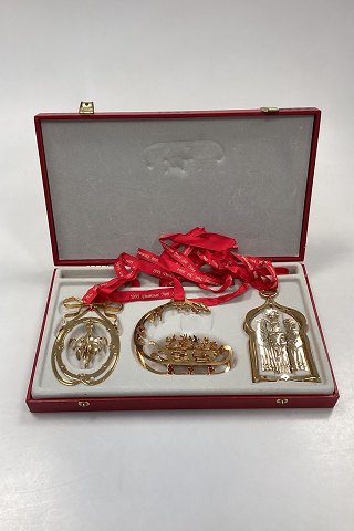 Georg Jensen Juleuro 3 pakke boks fra 1994, 1995 og 1996