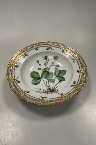 Gammel Royal Copenhagen Flora Danica Stor Dybtallerken No. 3545