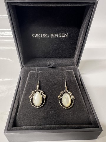 Earrings with mother of pearl Georg Jensen Sterling Silver Heritage 2021 Jewelry.