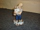 Royal Figure boy with dog puppies No 3625000 m2 showroom