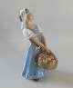 Dahl Jensen figurine1287 Girl with an apple basket (DJ) 16.5
