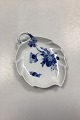 Royal Copenhagen Blue Flower Curved Leaf shaped dish No. 1597