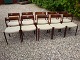 10 pieces in rosewood dining chairs designed by NO Moller No. 77 in perfect condition 5000 m2 showroom
