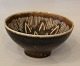 Royal Copenhagen Art Pottery21906 RC Bowl with cut pattern, Gerd Boegelund, May 1962