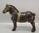 B&G Art Pottery B&G 2234 Belgian Stallion designed by Svend Jespersen 30 cm 
