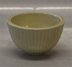 Royal Copenhagen Aluminia Faience 2629 Marselis Yellow bowl 6 x 10 cm Nils Thorsson  1953