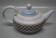 Light Blue 143 Tea pot, low 14 x 27 cm 142 Lid Liselund (New by Diana Holstein) Royal Copenhagen