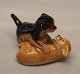 Royal Copenhagen figurine 0746 RC Rottweiler & Golden Retriever 8 x 12 cm "Spike & Sandy"  New #1020 746