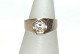 Gold ring with zirconia
Size: 55
