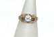 Goldring with zirconia, 14 Carat
Size: 56