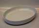 Royal Copenhagen Aluminia fajance Blåkant 3079 Stort ovalt fad 33,5 x 5,5 cm (374)